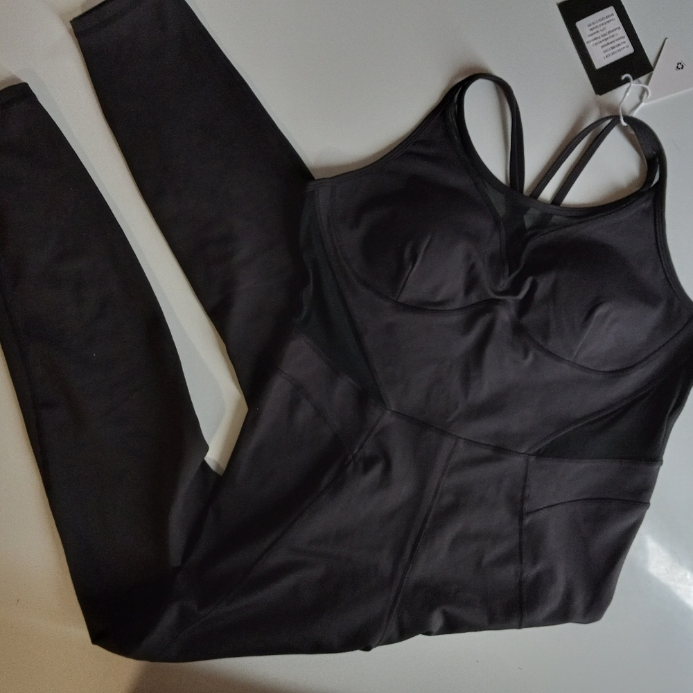 Women’s Black Strappy Jumpsuit